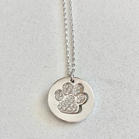 Touchstone Crystal Paws Off Necklace - Picture 2 of 5